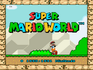 Super Mario World (hack) Title Screen